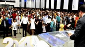 Igreja participa do Culto da Virada