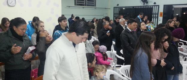 Em Julho/2013 o projeto "Doe sua férias" evangelizou Cordilheira Alta