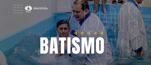 Batismo: IEADJO realiza evento em dezembro Batismo: IEADJO realiza evento em dezembro
